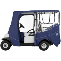 Classic Accessories Fairway Deluxe Golf Cart Enclosure, z-3-navylong