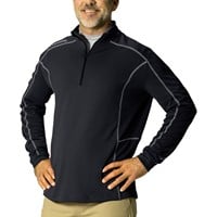 Columbia Men's Omni-Wick Shotgun 1/4 Zip Golf Pullover, Black