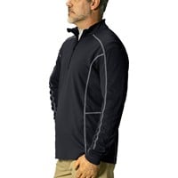 Columbia Men's Omni-Wick Shotgun 1/4 Zip Golf Pullover, Black