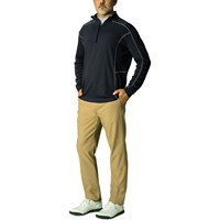 Columbia Men's Omni-Wick Shotgun 1/4 Zip Golf Pullover, Black