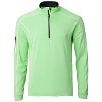 Columbia Men's Omni-Wick Shotgun 1/4 Zip Golf Pullover, Light Green