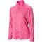 The Weather Company Womens 1/4 Zip Mock Pullover, pink-x-2-z