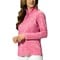 The Weather Company Womens 1/4 Zip Mock Pullover, pink-x-5-z