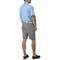 TGW Men's Pleated Expandable Waist Performance 10in Golf Shorts, grey-x-9-z