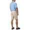 TGW Men's Pleated Expandable Waist Performance 10in Golf Shorts, khaki-x-9-z