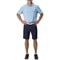 TGW Men's Pleated Expandable Waist Performance 10in Golf Shorts, navy-x-8-z