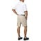 TGW Men's Flat Front Stretch Waist Performance 11.25in Golf Shorts, khaki-x-9-z