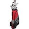 Wilson Mens Profile SGI Packaged Set w/Carry Bag, blackred-v-3-z