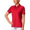 Greg Norman Women's Freedom Pique Golf Polo, red-x-5-z