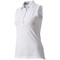 Greg Norman Women's Freedom Pique Sleeveless Golf Polo, white-x-2-z
