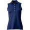 Greg Norman Women's Freedom Pique Sleeveless Golf Polo, z-navy-x