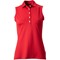 Greg Norman Women's Freedom Pique Sleeveless Golf Polo, z-red-x
