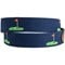 Greg Norman Men's Flag Golf Web Belt, navy-x-2-z