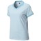 FootJoy Women's Mini Stripe Open Collar Golf Polo, lightblue-x-2-z