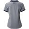 FootJoy Women's Mini Stripe Open Collar Golf Polo, navy-x-3-z