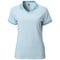 FootJoy Women's Mini Stripe Open Collar Golf Polo, z-lightblue-x