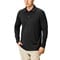 TGW Men's Solid Long Sleeve Golf Polo, black-x-5-z
