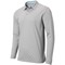 TGW Men's Solid Long Sleeve Golf Polo, grey-x-2-z
