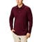 TGW Men's Solid Long Sleeve Golf Polo, maroon-x-5-z