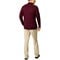 TGW Men's Solid Long Sleeve Golf Polo, maroon-x-9-z