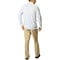 TGW Men's Solid Long Sleeve Golf Polo, white-x-8-z