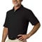 TGW Men's Collar Trim Solid Golf Polo, black-x-5-z