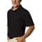 TGW Men's Collar Trim Solid Golf Polo, black-x-6-z