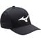 Mizuno Tour Delta Fitted Golf Hat, black-x-2-z