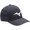 Mizuno Tour Delta Fitted Golf Hat, charcoal-x-2-z