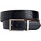 Greg Norman Men's Reversible Croco Print Leather Golf Belt, tanblack-x-2-z