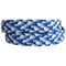 Greg Norman Men's Multi Color Braided Stretch Golf Belt, bluemulti-x-2-z