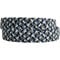Greg Norman Men's Multi Color Braided Stretch Golf Belt, bluewhite-x-2-z