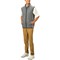 TGW Men's Quilted Golf Vest, grey-x-8-z