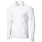 Columbia Mens Omni-Wick Pin High Long Sleeve Golf Polo, white-x-2-z