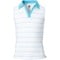 FootJoy Junior Sleeveless Golf Polo, z-whiteteal-x