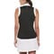 Callaway Women's V-Placket Color Block Sleeveless Golf Polo, black-v-2-z