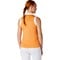 Callaway Women's V-Placket Color Block Sleeveless Golf Polo, orange-v-2-z