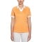 Callaway Women's V-Placket Color Block Golf Polo, z-orange-vv