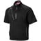 Sunice Men's Sullivan Zephal Short Sleeve Golf Rain Pullover, blackcharcoal-x-2-z