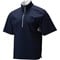FootJoy Men's Hydrolite X Short Sleeve Golf Rain Shirt, navy-x-2-z