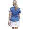 adidas Women's Performance Golf Polo, blue-v-6-z