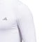 adidas Men's Baselayer Golf Shirt, white-v-2-z