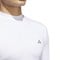 adidas Men's Baselayer Golf Shirt, white-v-3-z