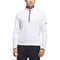 adidas Men's Lightweight 1/2 Zip Golf Pullover, white-v-5-z