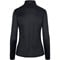 Greg Norman Womens Clubhouse Heathered 1/4 Zip Golf Pullover, black-v-2-z