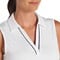 Puma Women's Cloudspun Piped Sleeveless Golf Polo, white-v-5-z
