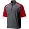 Callaway Men's Water Resistant 1/2 Zip Golf Wind Jacket, red-x-2-z