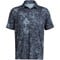 Under Armour Men's Printed Mineral Wash Playoff 3.0 Golf Polo, greynavy-v-2-z