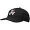 TaylorMade Lifestyle Metal Eyelet Flatbill Adjustable Golf Hat, black-v-2-z