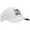 TaylorMade Lifestyle Metal Eyelet Flatbill Adjustable Golf Hat, grey-v-3-z